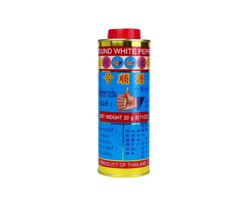 Lemon Farm Ground White Pepper Can 20 g