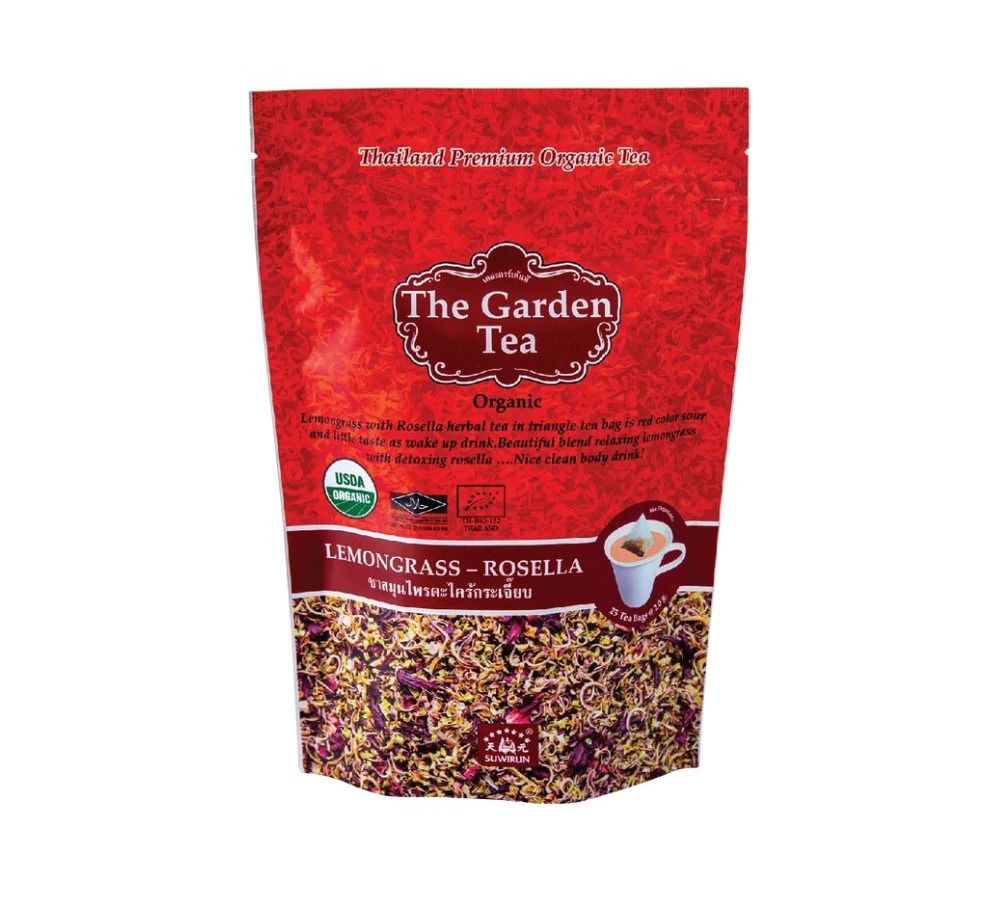 Lemon Farm Organic Lemongrass Roselle Herbal Tea 2 g x 25 Sachets