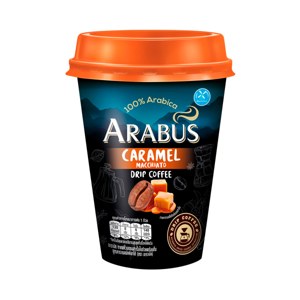 Arabus Roasted Ground Rtd Cup Coffee Caramel Macchiato 230 Ml 8851717904356 230 ml