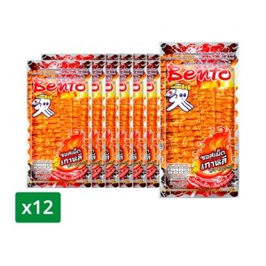 Bento Squid Seafood Snack Squid Mixed Surimi Spicy Korean Sauce Flavor 18 G Pack 12 18 g
