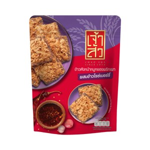 Chaosua Rice Cracker With Spicy Pork Floss Mix Riceberry 75 g