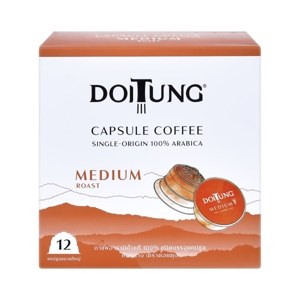 Doitung Medium Roasted Capsule 100 Arabica Coffee 7 5 G X 12 Units 5 g