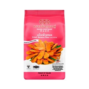 Golden Coins Brand Fried Banana Flour Size 250 g