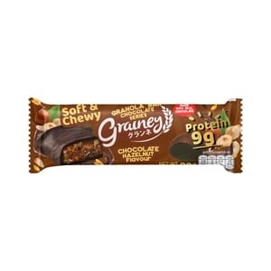 Grainey Plus Naked S Granola Bar Chocolate Hazelnut Flavour Cover Dark Chocolate 30 g