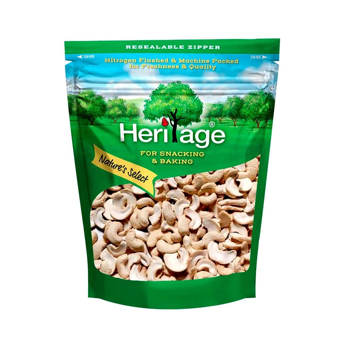 Heritage Raw Split Cashew Nuts 200 g