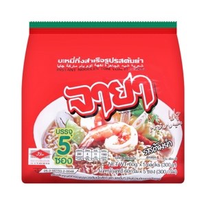 Jaya Instant Noodles Tom Yum Flavour 60 G X 5 Ea 60 g