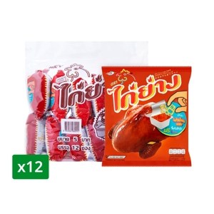 Kai Yang Crispy Snack Grilled Chicken Flavor 12 G Pack 12 12 g
