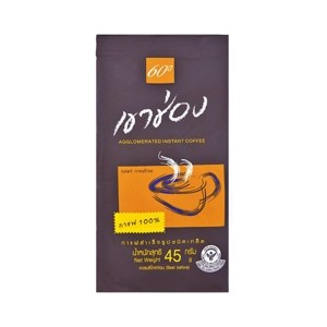 Khao Shong Aggolmerated Instant Coffee Formula 1 100 Coffee 45 G Bag 45 g
