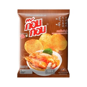 Kobkob Ridge Cut Potato Chips Tom Yum Kung Flavor 56 g