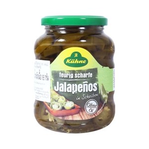 Kuhne Jalapeno Pepper 330 g
