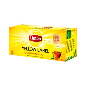 Lipton Yellow Label International Blend 2 G X 25 Sachets 5063305007834 2 g