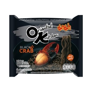 Mama Oriental Kitchen Dried Instant Noodles Stir Fried Crab With Squid Ink Sauce Flavour 85 g