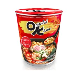 Mama Oriental Kitchen Instant Cup Noodles Hot Spicy Flavour 80 g