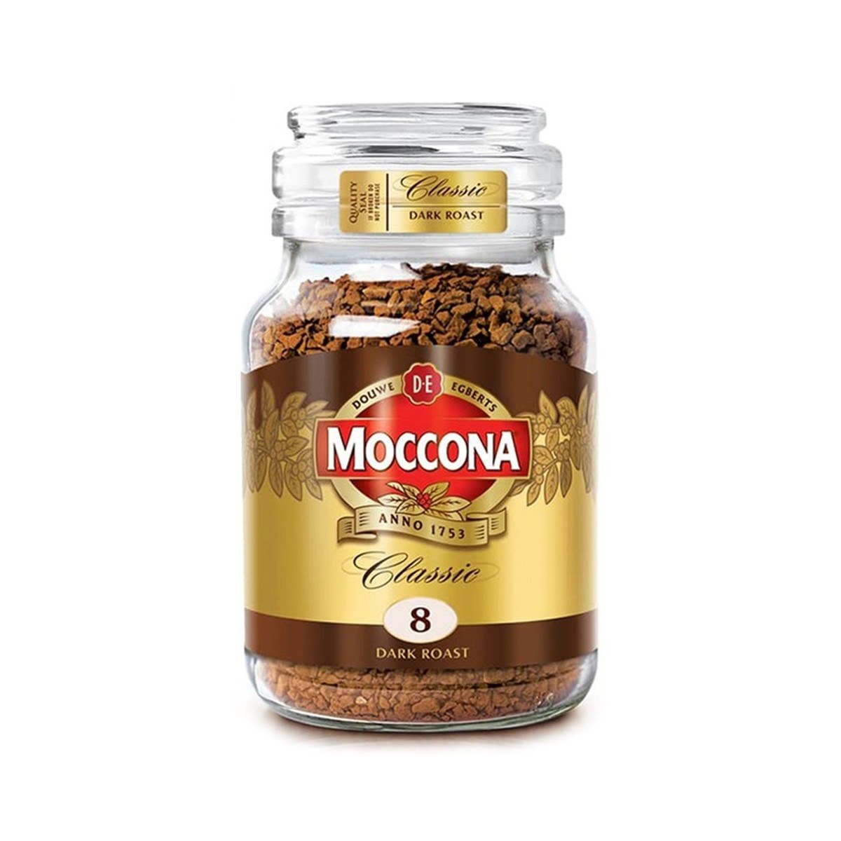 Moccona Classic 8 Dark Roast Freeze Dried Instant Coffee 100 g
