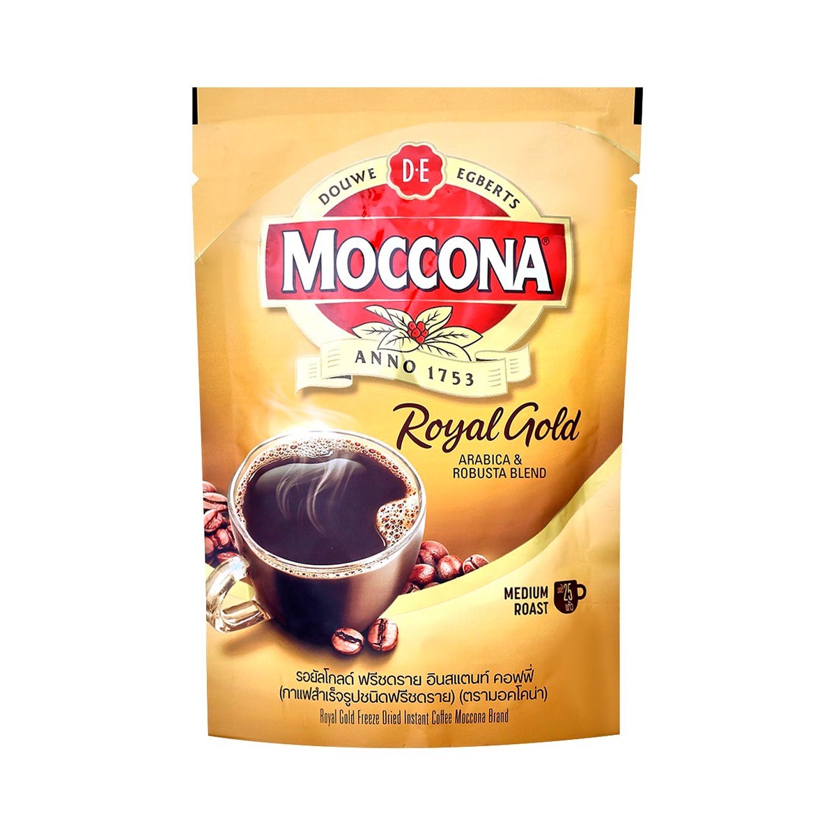 Moccona Royal Gold Freeze Dried Instant Coffee 50 g