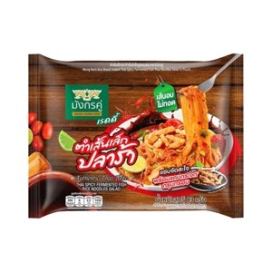 Mung Korn Koo Instant Thai Spicy Fermented Fish Rice Noodles Salad 83 g