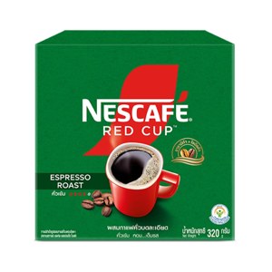 Nescafe Red Cup Espresso Roast Coffee Mixed With Finely Ground Roasted Coffee 320 g