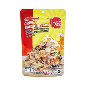 Oyua Crispy Salmon Skin Kari Kari Tom Yum Flavor 20 g