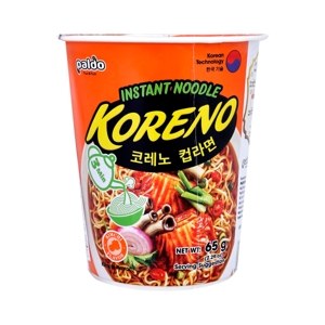 Paldo Koreno Instant Noodle Kimchi Flavor 65 G 8936028642088 65 g