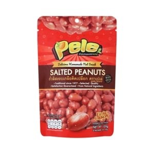 Pele Salted Peanuts With Skin 120 g
