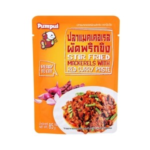 Poom Pui Stir Fried Mackerels With Red Curry Paste 85 g