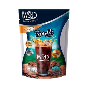 Preaw Coffee Instant Black Coffee Powder With Chromium And L Carnitine 3 5 G X 5 Units 5 g