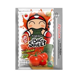 Taokaenoi Big Sheet Crispy Seaweed Tomato Sauce Flavor 28 g