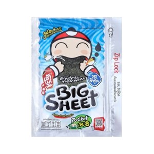Taokaenoi Big Sheet Seaweed Pocket Pack Seafood Flavor 28 g