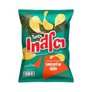 Tasto Potato Chips Japanese Seaweed Flavor 69 g