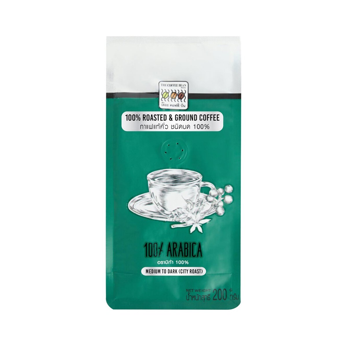 The Coffee Bean Roasted Ground Coffee 100 Arabica 200 g