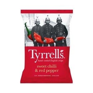 Tyrrells Sweet Chilli Red Pepper Crisps 150 g
