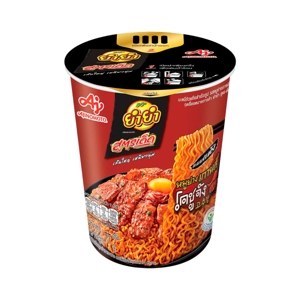 Yum Yum Sood Ded Instant Cup Noodles Korean Grilled Pork With Gochujang Sauce 77 g