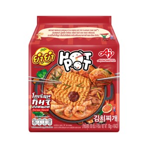 Yumyum Instant Noodles Korean Style Kimchi Hot Pot Flavour 100 G X 100 g